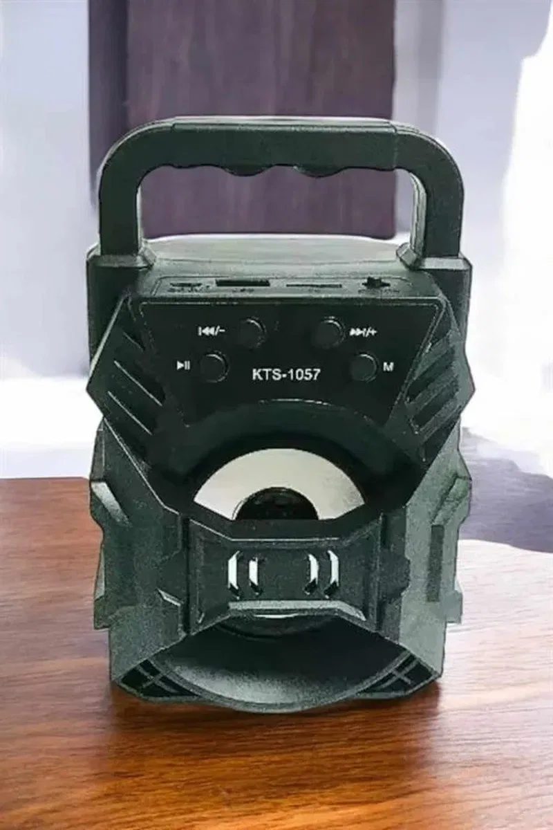 Taşınabilir Bluetooth Hoparlör Led Işıklı Uzun Pil Ömrü görsel 5
