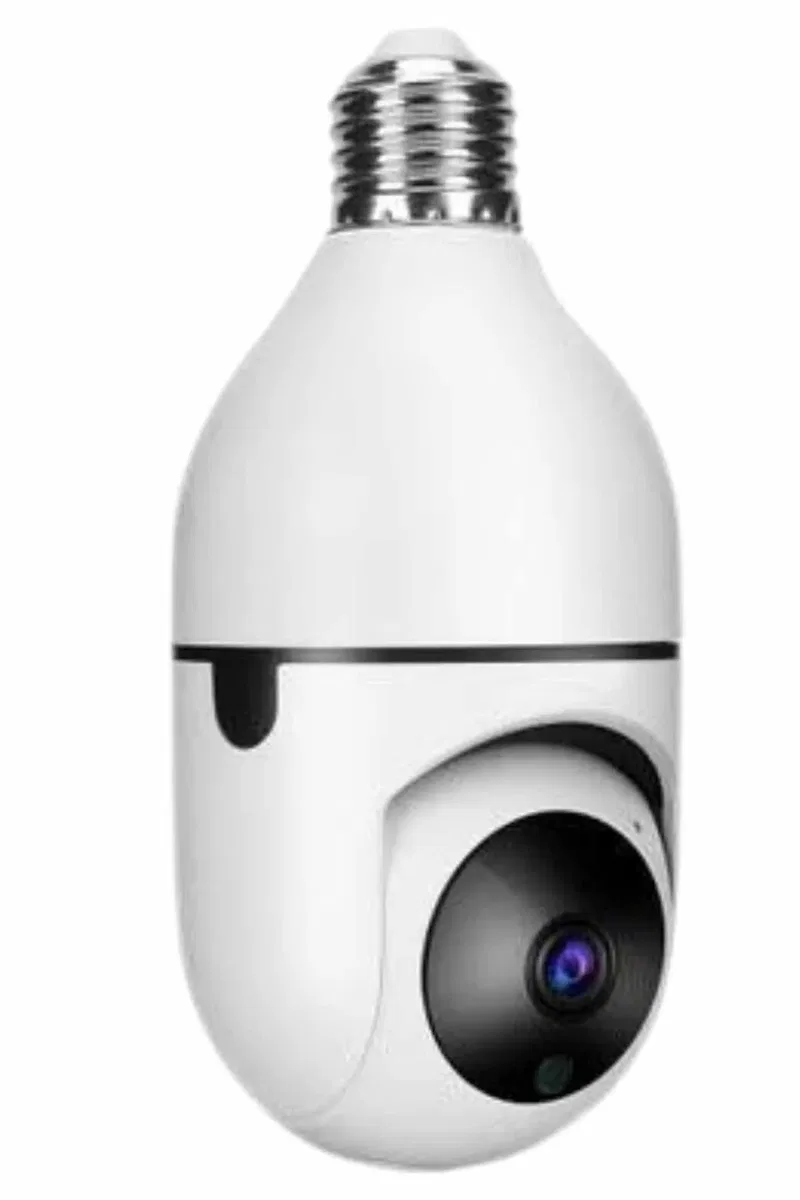 Güvenlik Kamerası Wi-Fi Özellikli 360 Derece Full Hd 1080p Ampül Kamera görsel 3