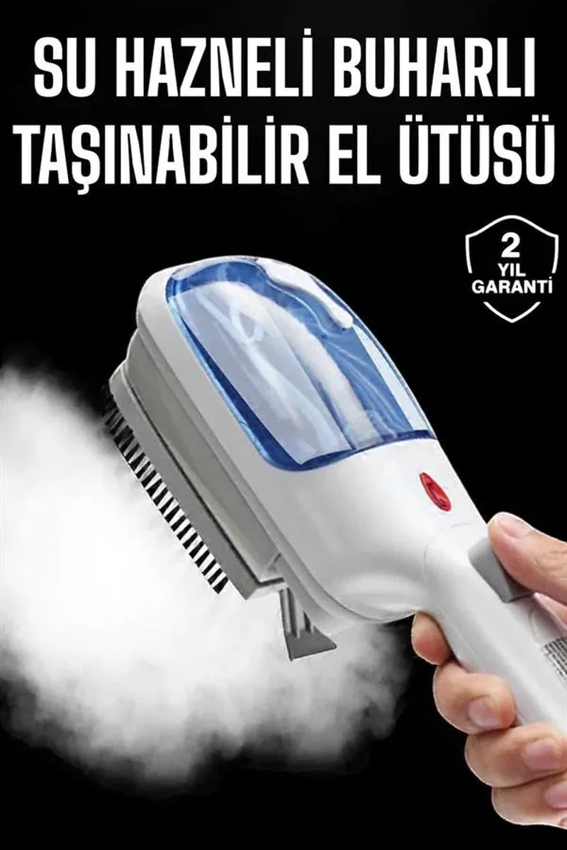 Düzleştirici Buharlı Seyahat Ütüsü Askı Ütüsü Taşınabilir görsel 2