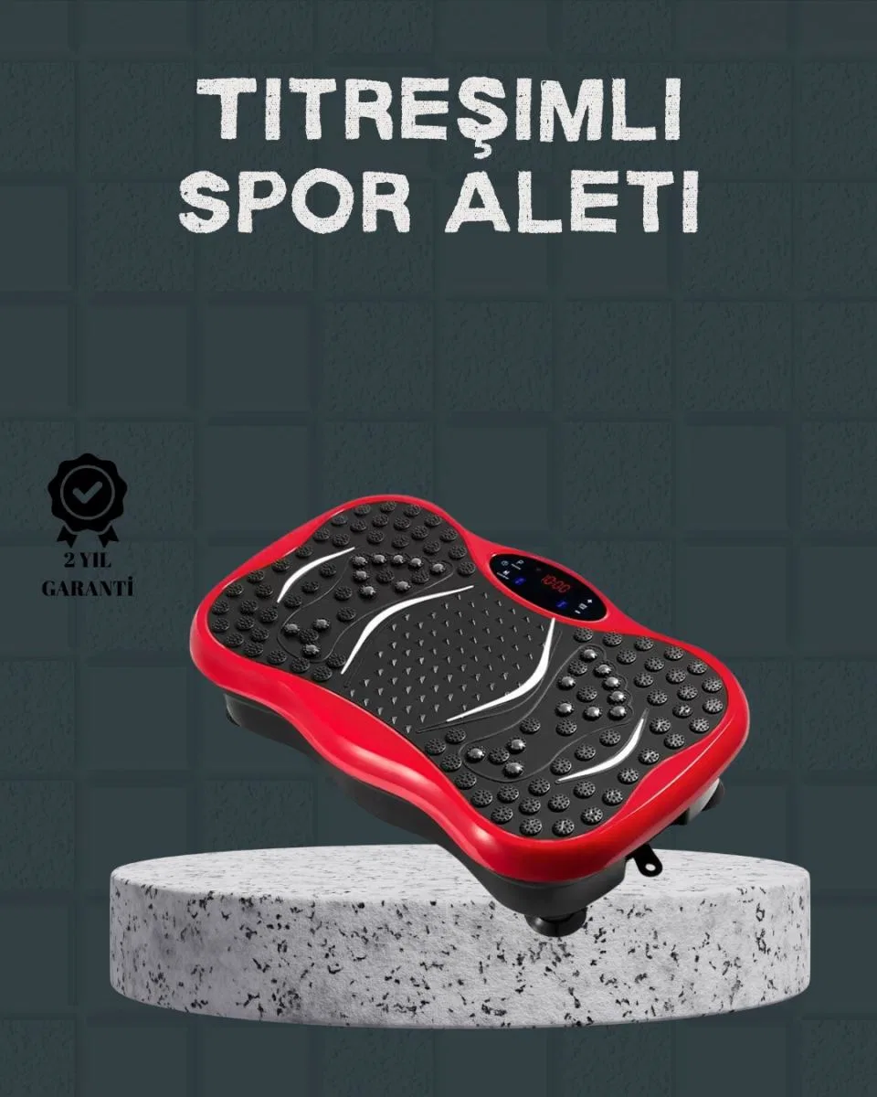 Titreşimli Egzersiz Platformu Evde Spor Ve Kas Aktivasyonu