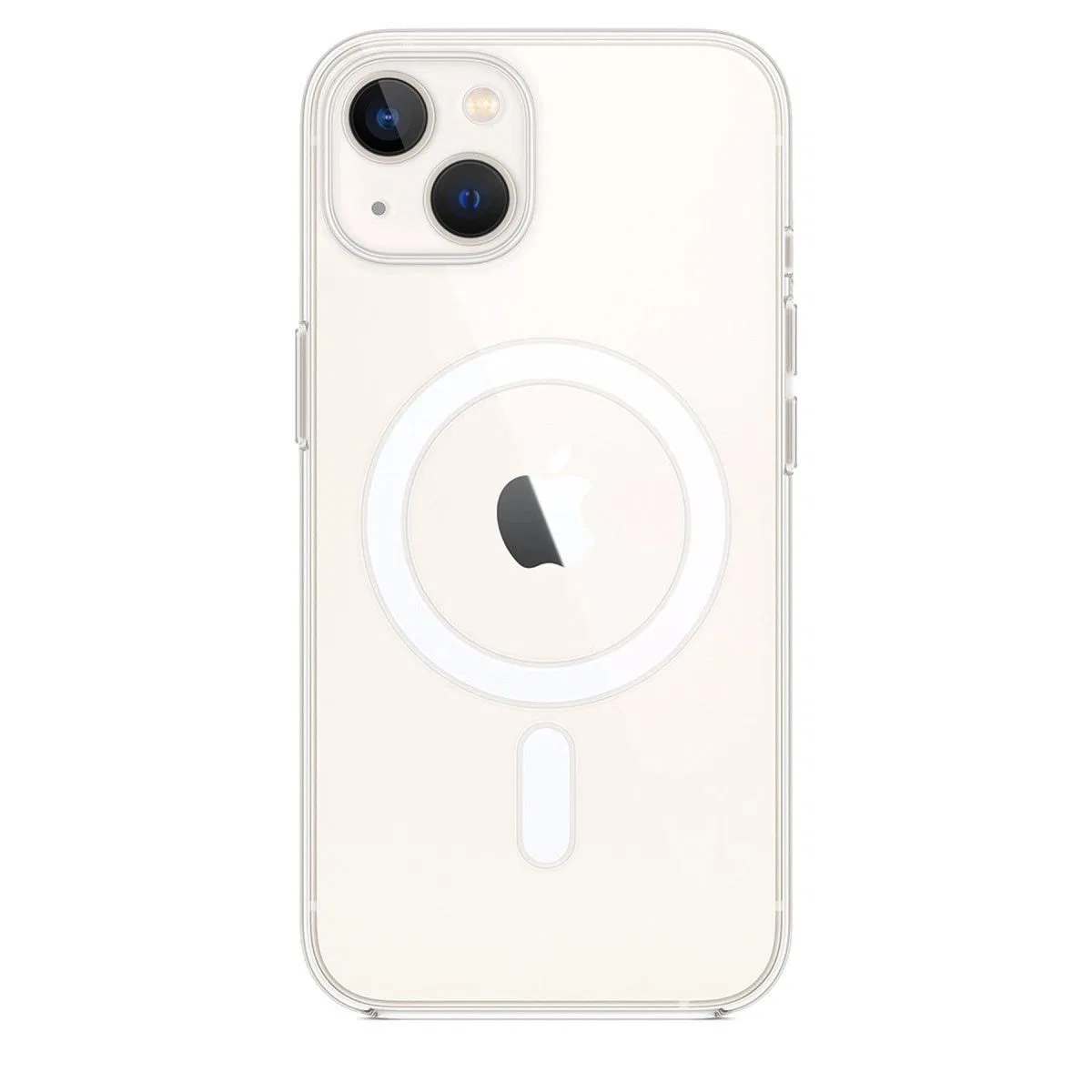 Apple İphone 15 Plus Kılıf Magneticsafe Şeffaf Silikon - Şeffaf görsel 2