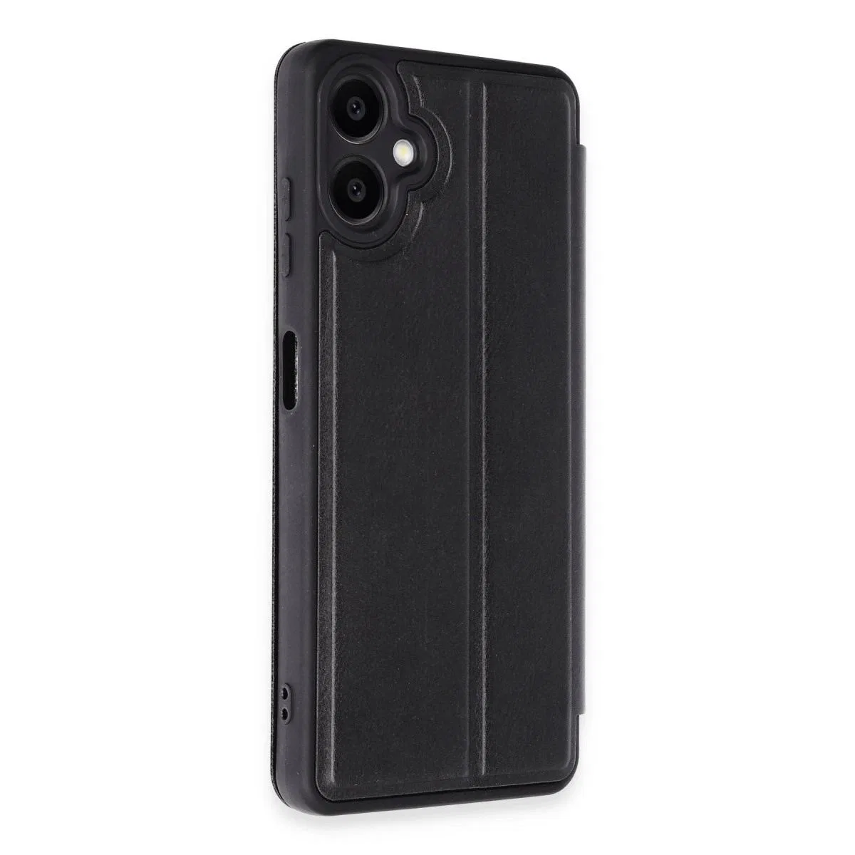 Samsung Galaxy A06 Kılıf Flip Cover - Siyah görsel 2
