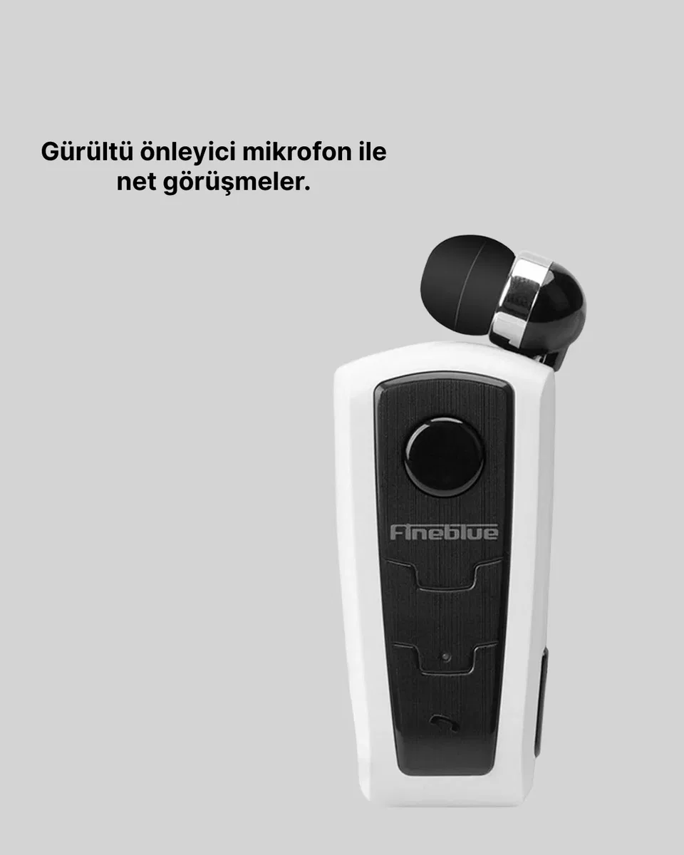 Gürültü Önleyici Fineblue F910 Bluetooth Kulaklık Klipsli Model görsel 4