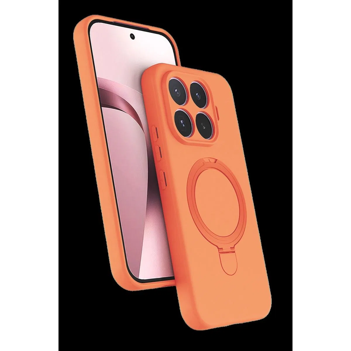 Newface Xiaomi Mi 17t Regal Magsafe Standlı Kapak - Turuncu