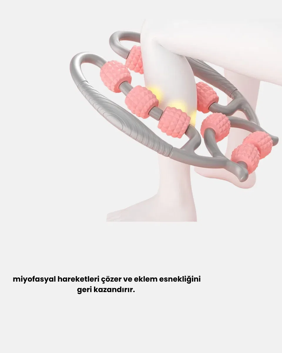 Taşınabilir 3D Masaj Rulosu – Kas Rahatlatıcı ve Yağ Azaltıcı Masaj Cihazı görsel 3