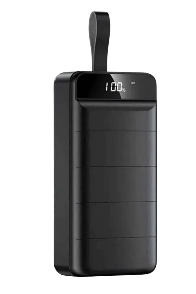 Powerbank 50. 000 Mah Dijital Göstergeli Taşınabilir 4 Portlu Hızlı Powerbank Yeni Nesil görsel 4