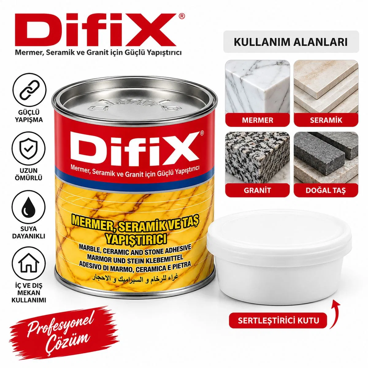 Mermer Seramik Yapıştırıcı 250 g görsel 2