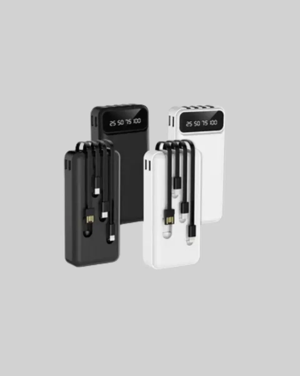 Kamp ve Seyahat İçin 20. 000mAh LED Işıklı Hızlı Şarj Powerbank Yeni Nesil görsel 5