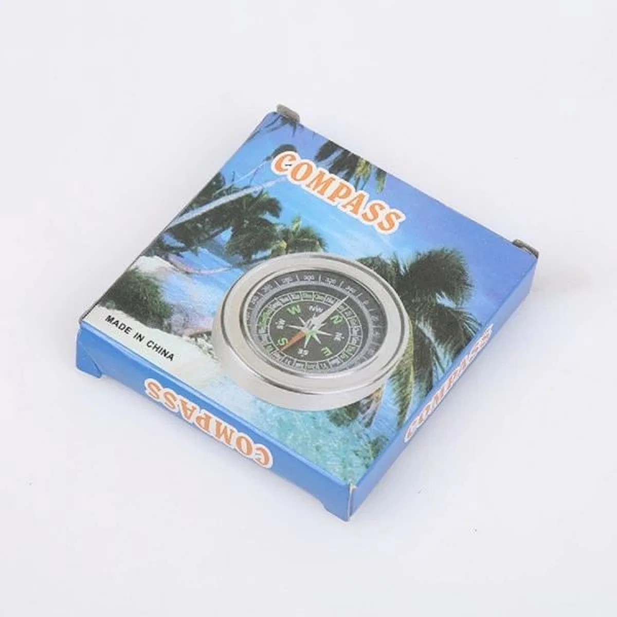Yuvarlak Metal Kasa Dayanıklı Pusula 80mm görsel 2