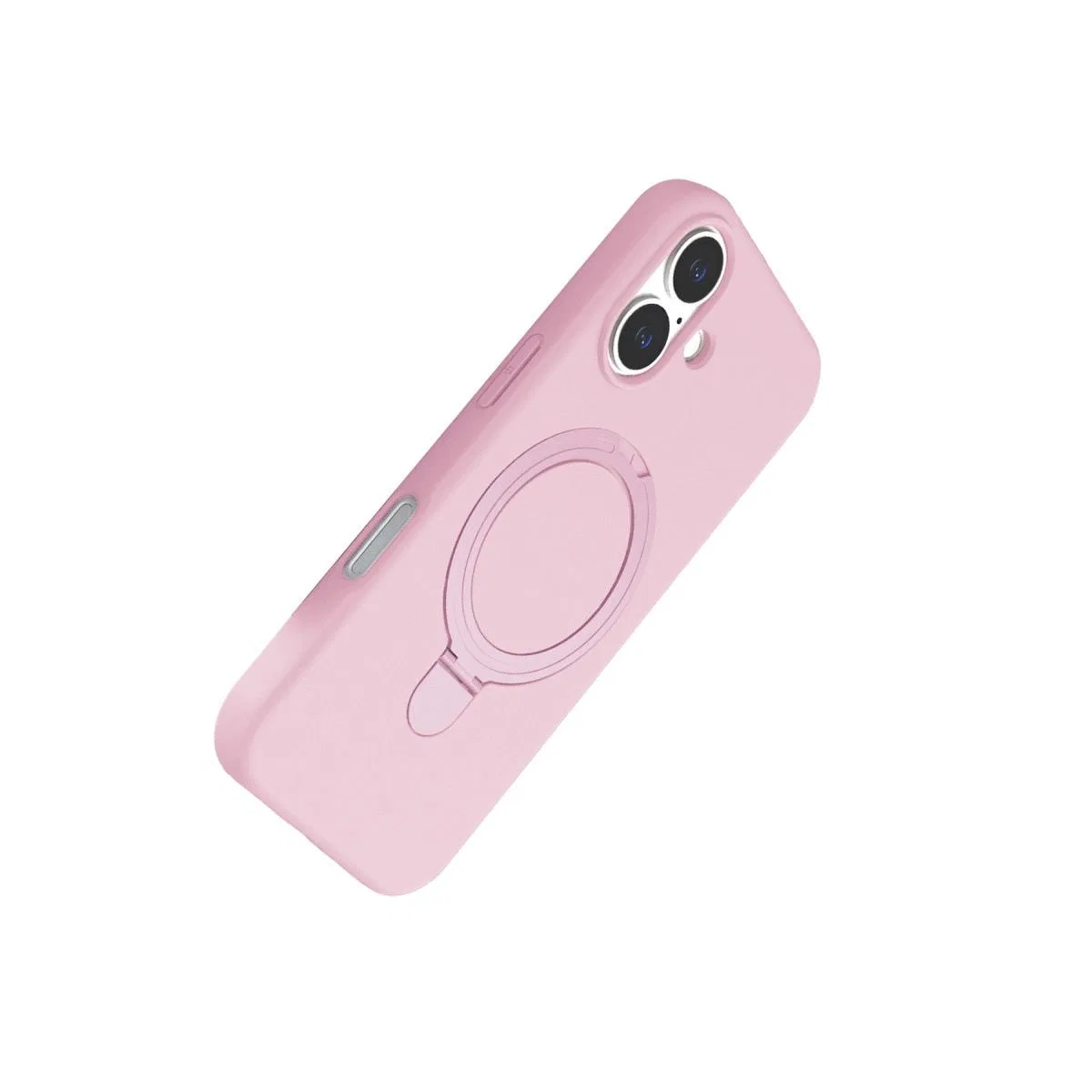 Apple İphone 16 Plus Regal Magsafe Standlı Kapak - Açık Pembe görsel 4