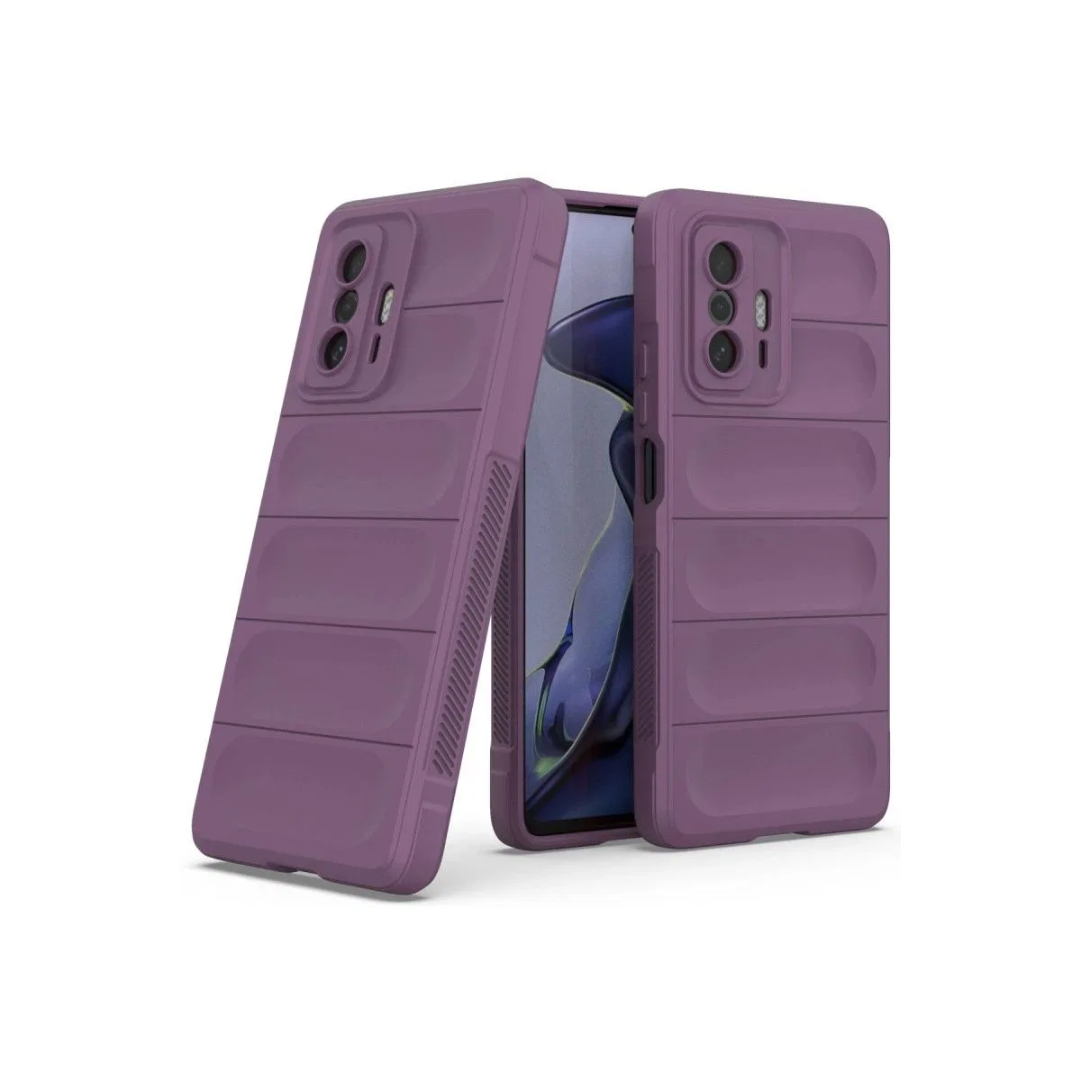 Xiaomi Mi 11t Kılıf Optimum Silikon - Mor görsel 2