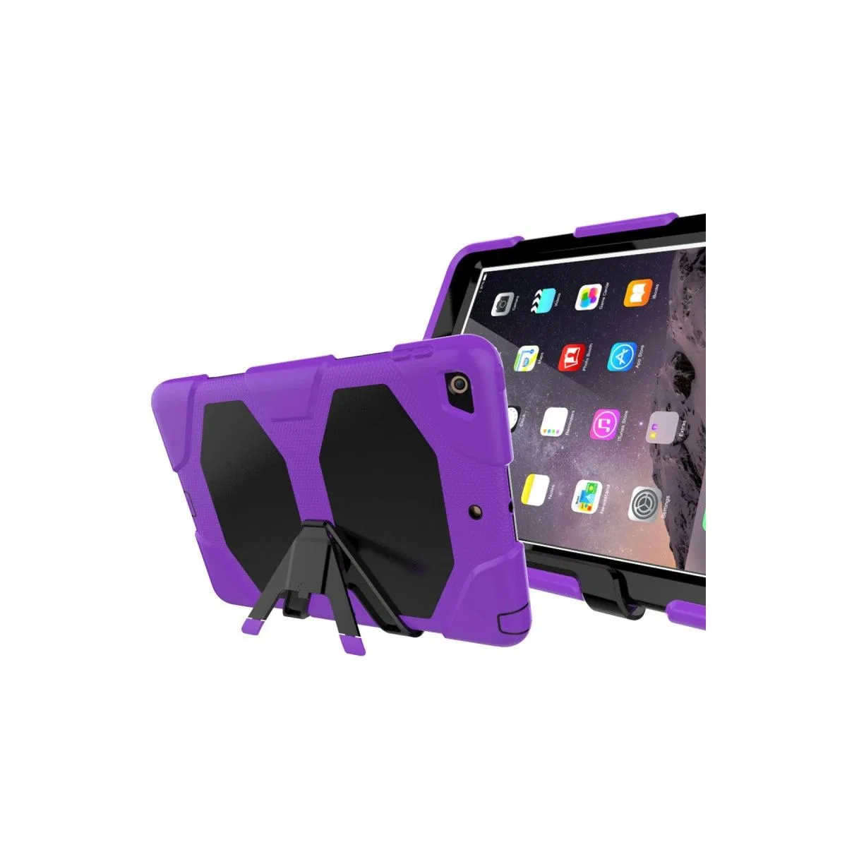Apple İpad 5 Air 9. 7 Kılıf Griffin Tablet Kapak - Mor görsel 5