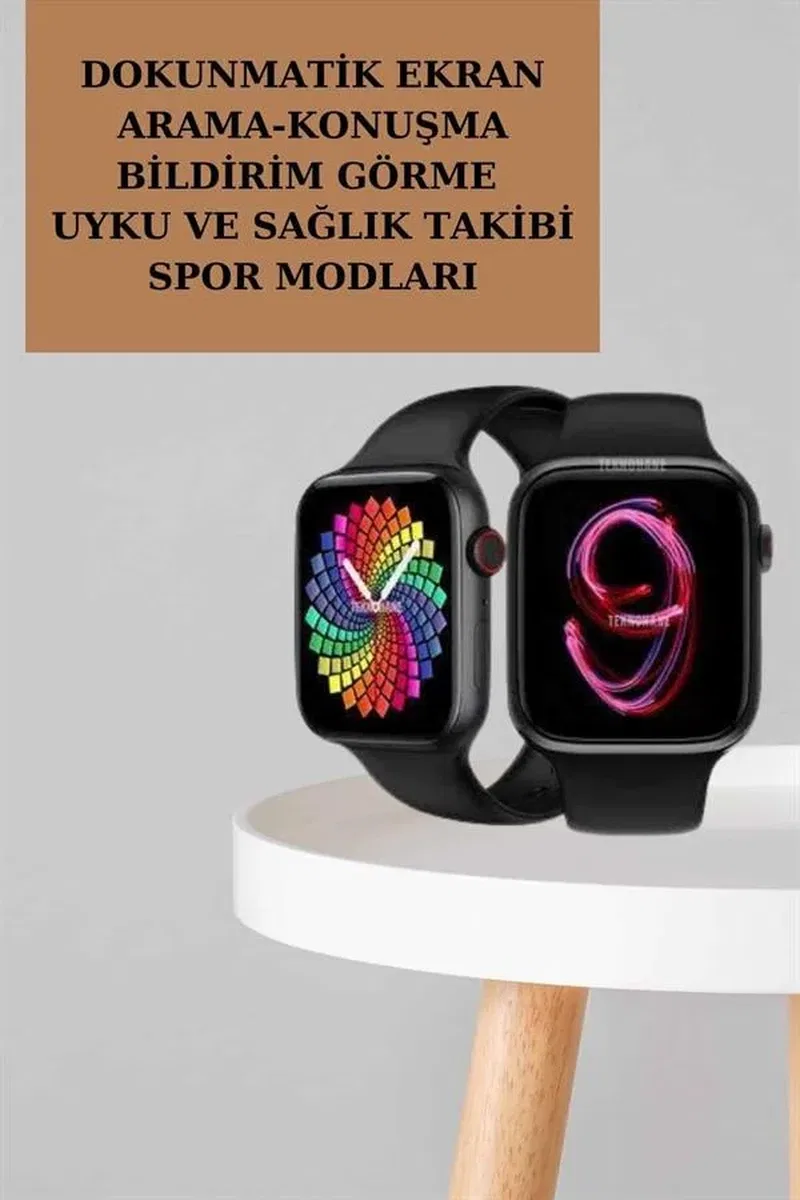 Powerbank Bluetooth Kulaklık Ve Yeni Model Akıllı Saat Seti ANC Özelliği Dokunamatik görsel 4