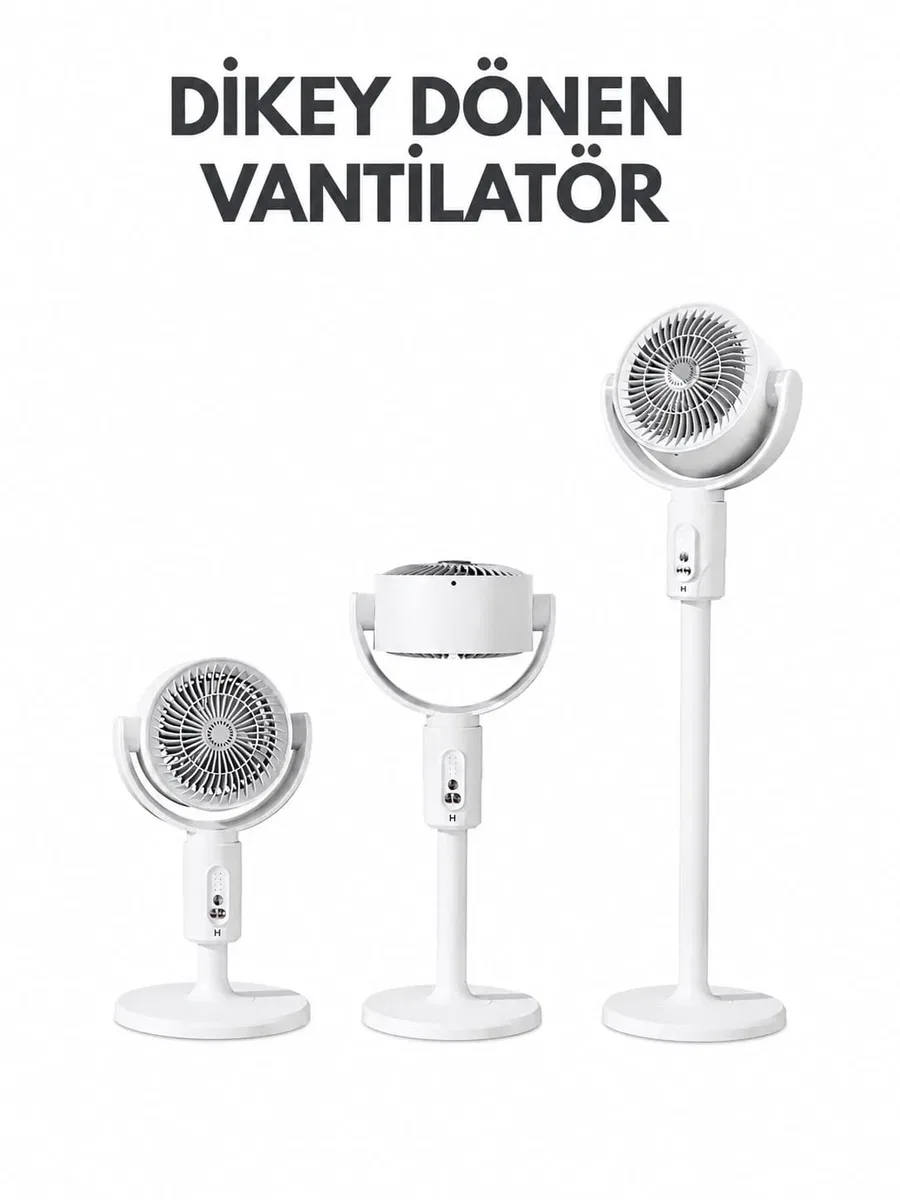 F1 DİKEY DÖNEBİLEN VANTİLATÖR