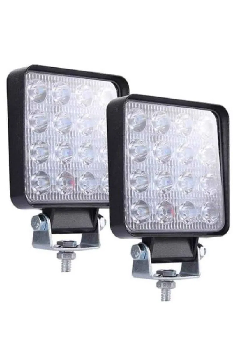Oto Lamba 10 Led Işık Ayarlanabilir Yüksek Aydınlatmalı Beyaz Far görsel 4