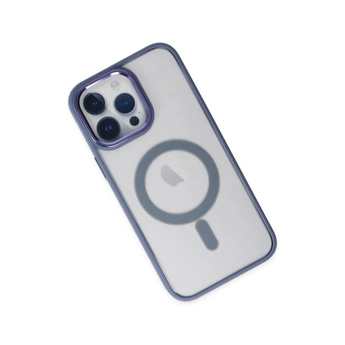 Apple İphone 14 Pro Max Kılıf Room Magneticsafe Silikon - Sierra Blue görsel 3