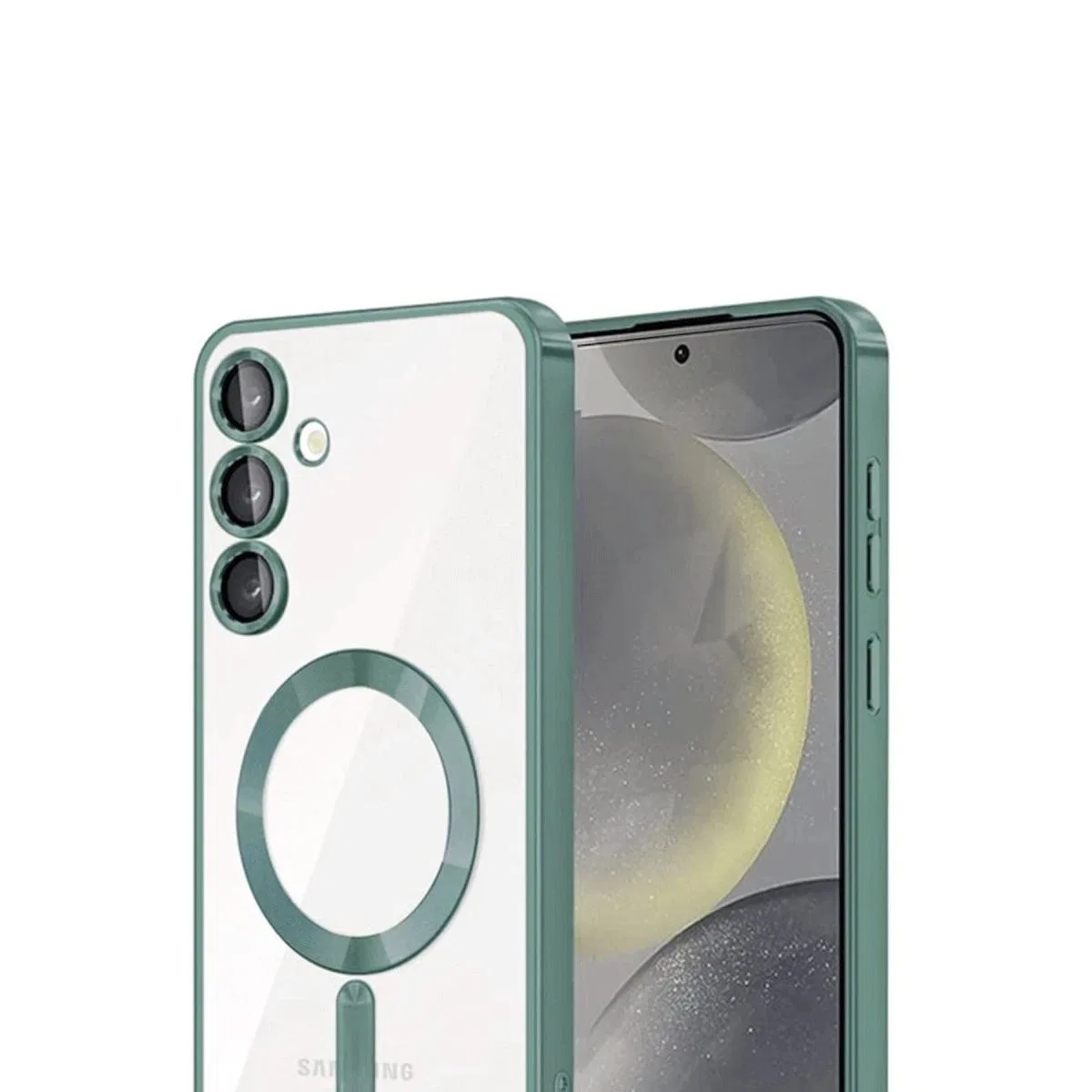 Samsung Galaxy A36 Kross Magneticsafe Kapak - Koyu Yeşil görsel 2