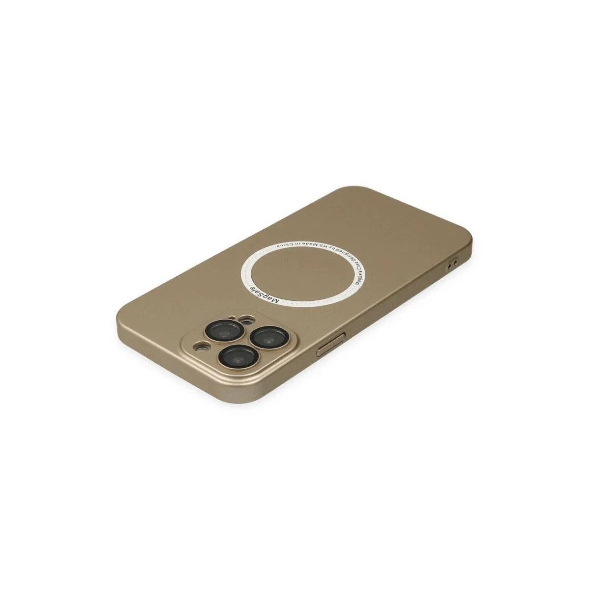 Apple İphone 13 Pro Kılıf Jack Magneticsafe Lens Silikon - Gold görsel 5