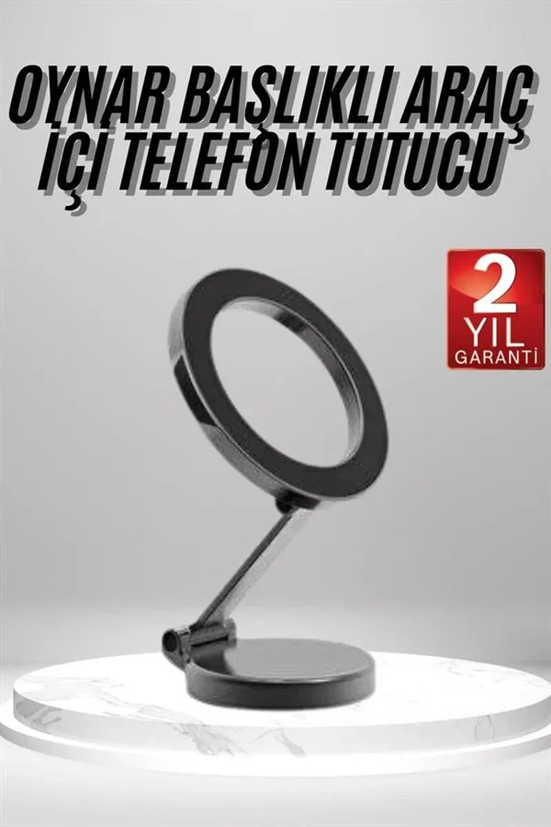 Magsafe Telefon Tutucu 360 Dönebilen Ayarlanabilir Araç İçi Tutucu görsel 2