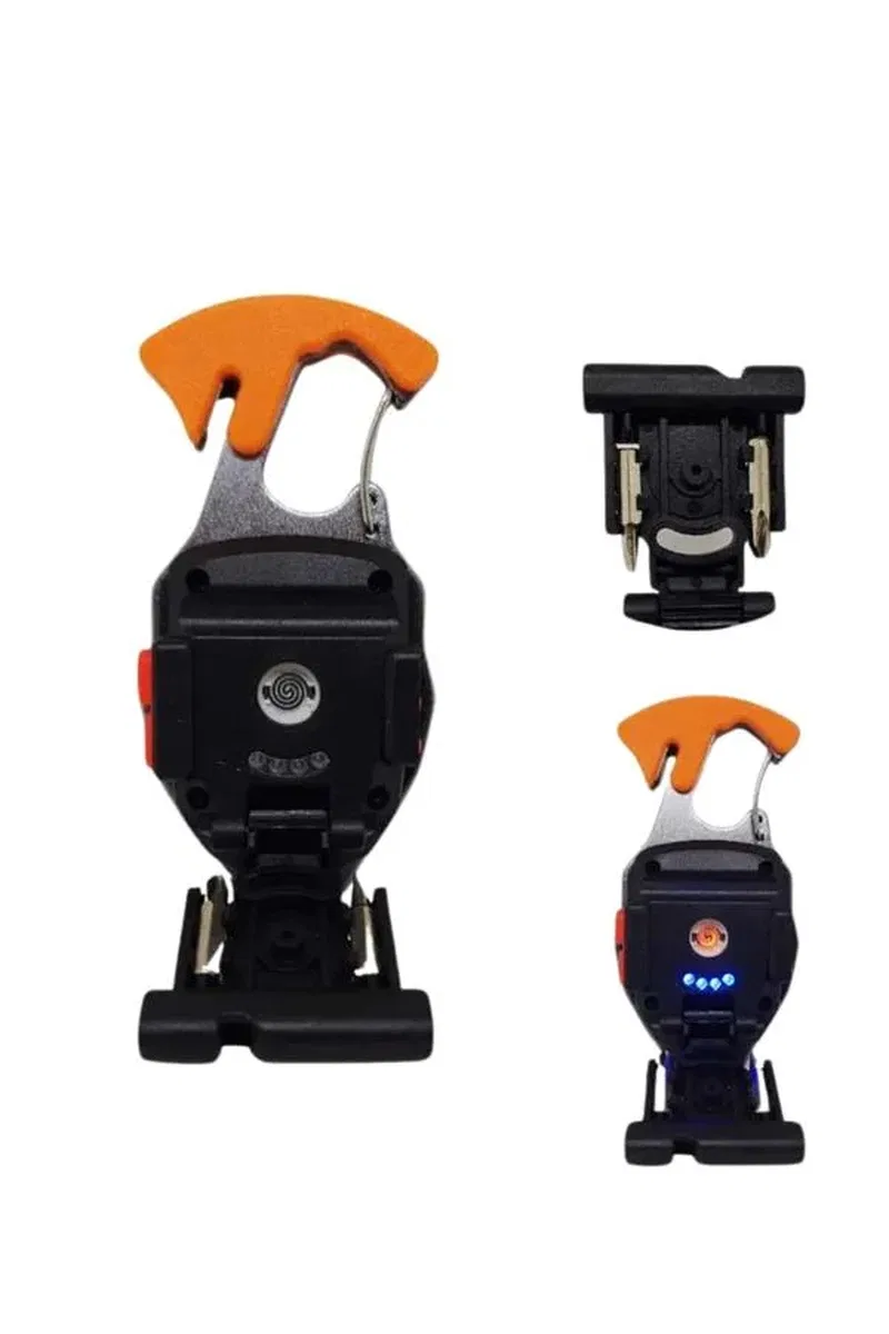 El Feneri LED Anahtarlık Çok Fonksiyonlu Mini Çakmak Özellikli görsel 4