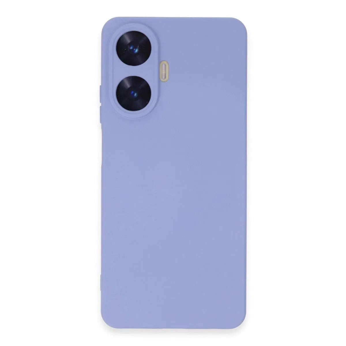 Realme C55 Kılıf Nano İçi Kadife Silikon - Lila görsel 3